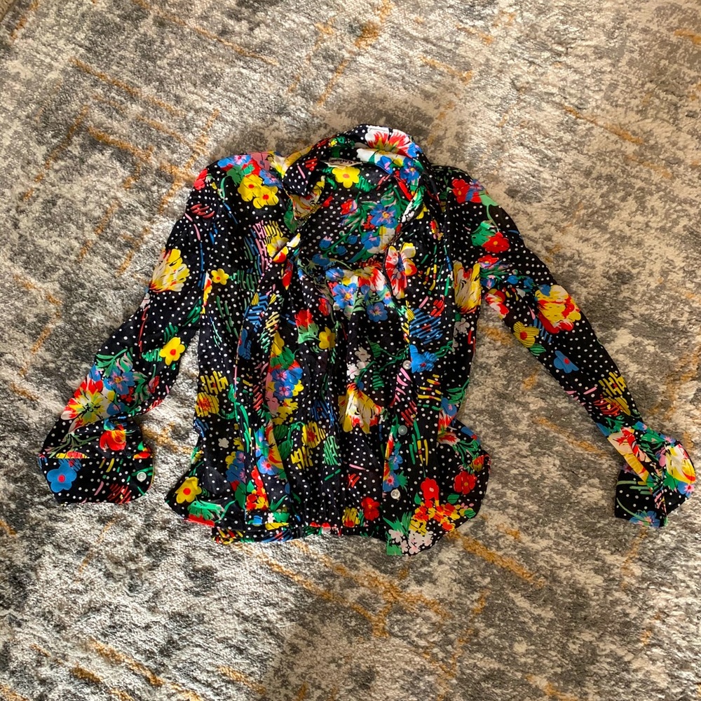 VINTAGE ‘60s 2 Piece Blouse Set